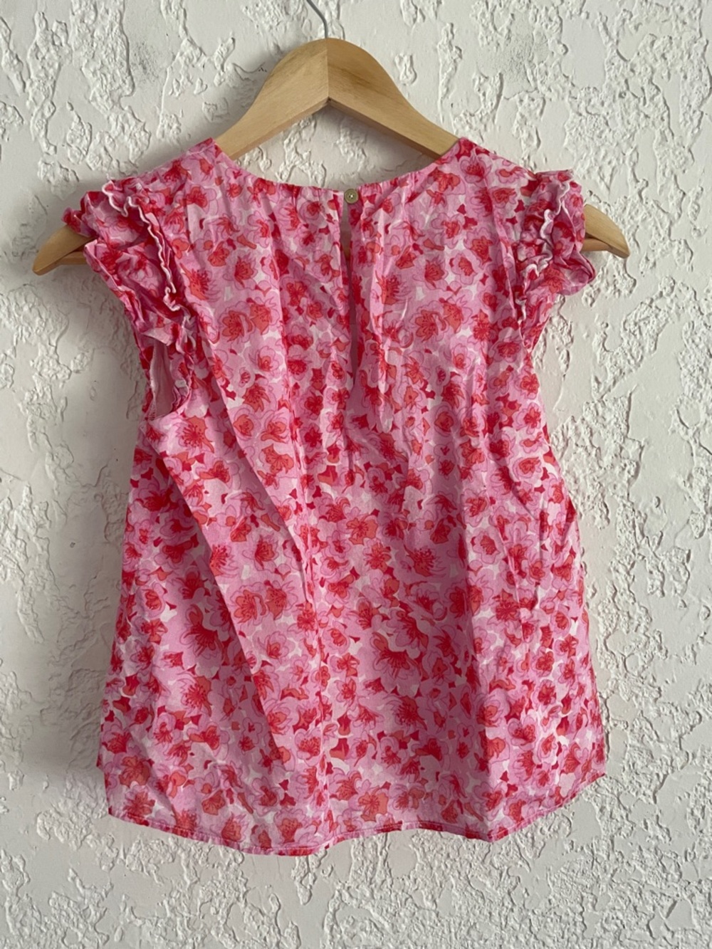 Jcrew Crewcuts Floral Cotton Babydoll Top L 10/11 - Picture 5 of 6